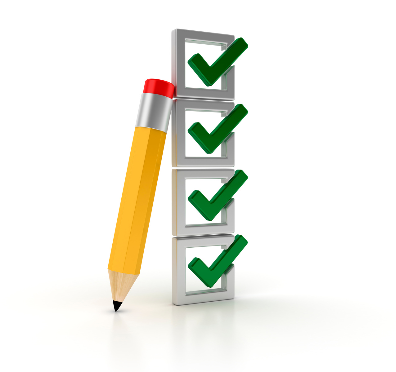 Check List with Pencil